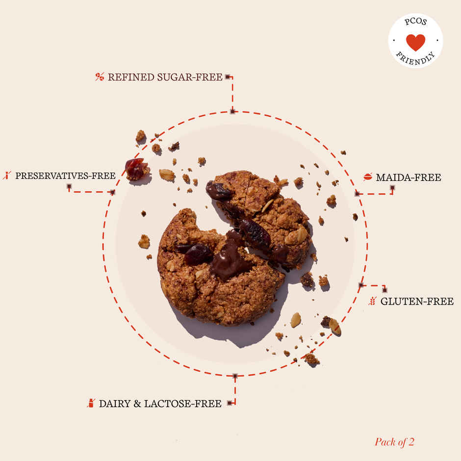 The Cinnamon Kitchen Berry Cacao Oat Cookie