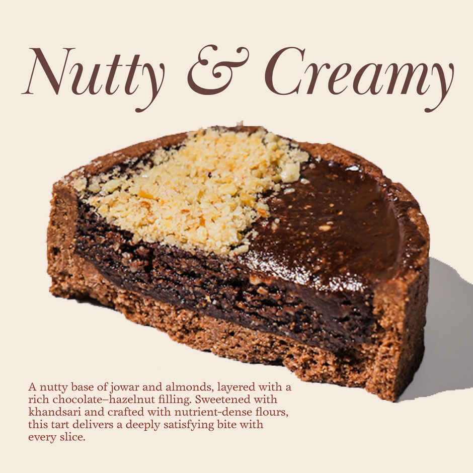 The Cinnamon Kitchen Cacao & Hazelnut Millet Tart