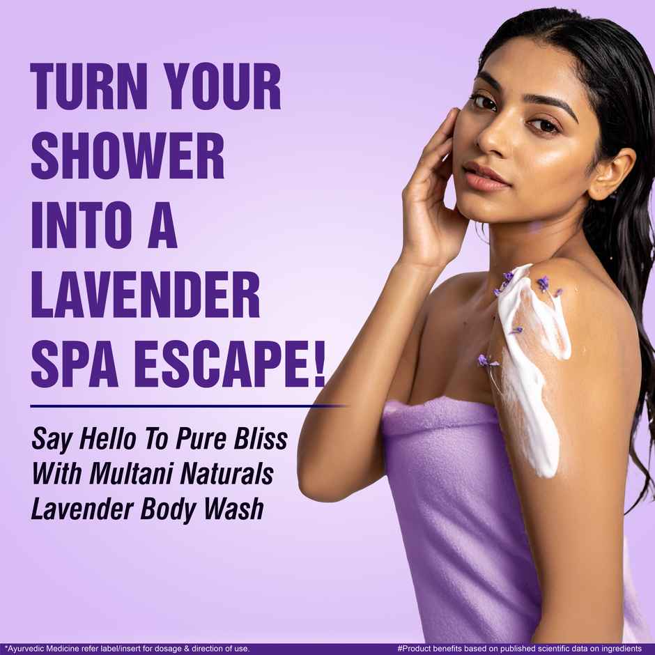 Multani Naturals Lavender Body Wash | Helps Cleanse and Hydrates Skin