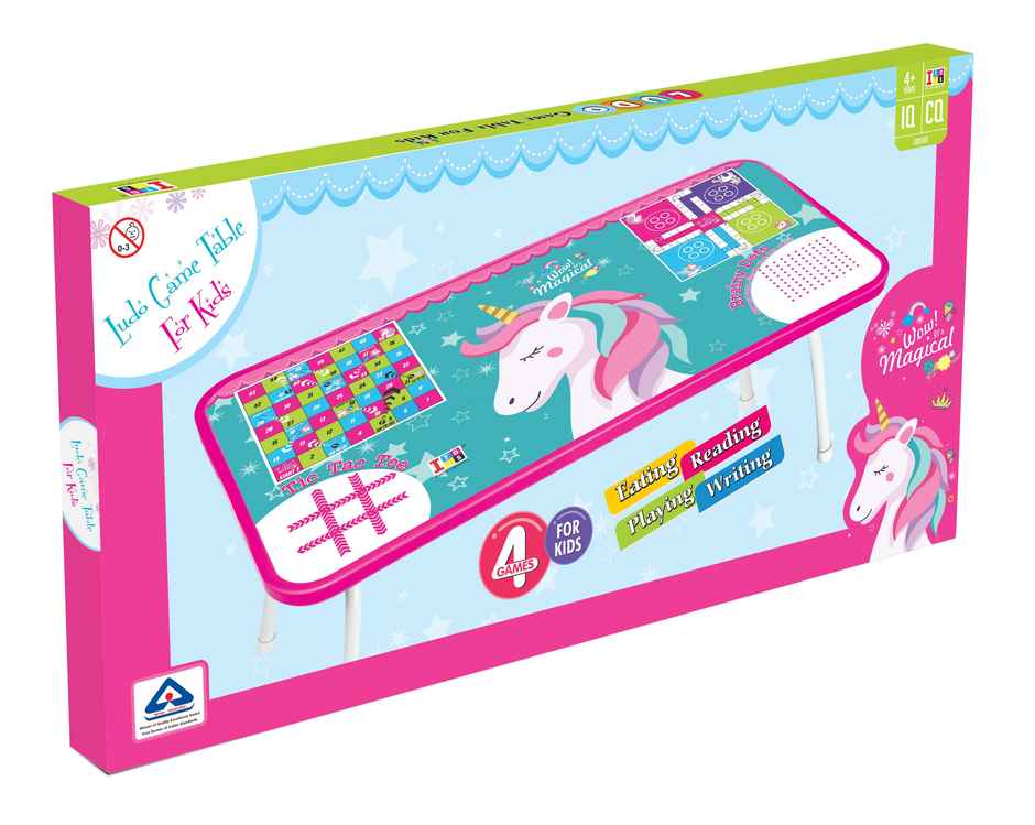 Ludo Game Table For Kids- Unicron- Assorted