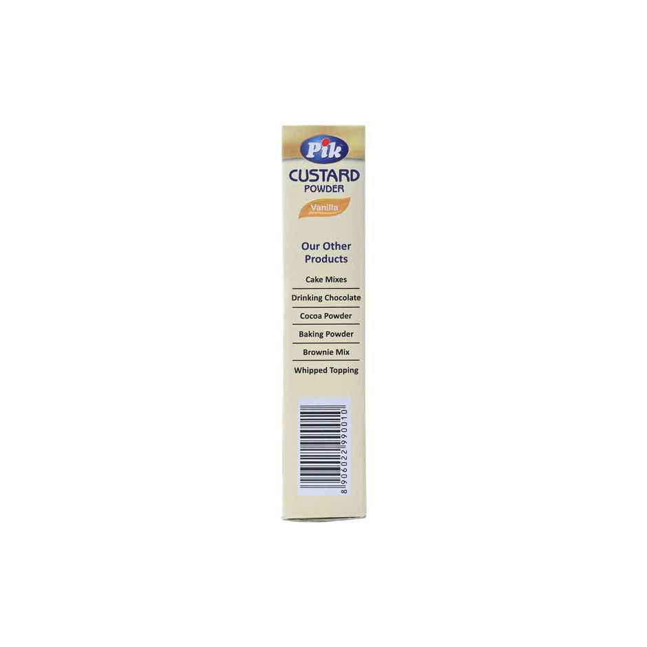 Pik Custard Powder, Vanilla | Smooth & Creamy Dessert Mix