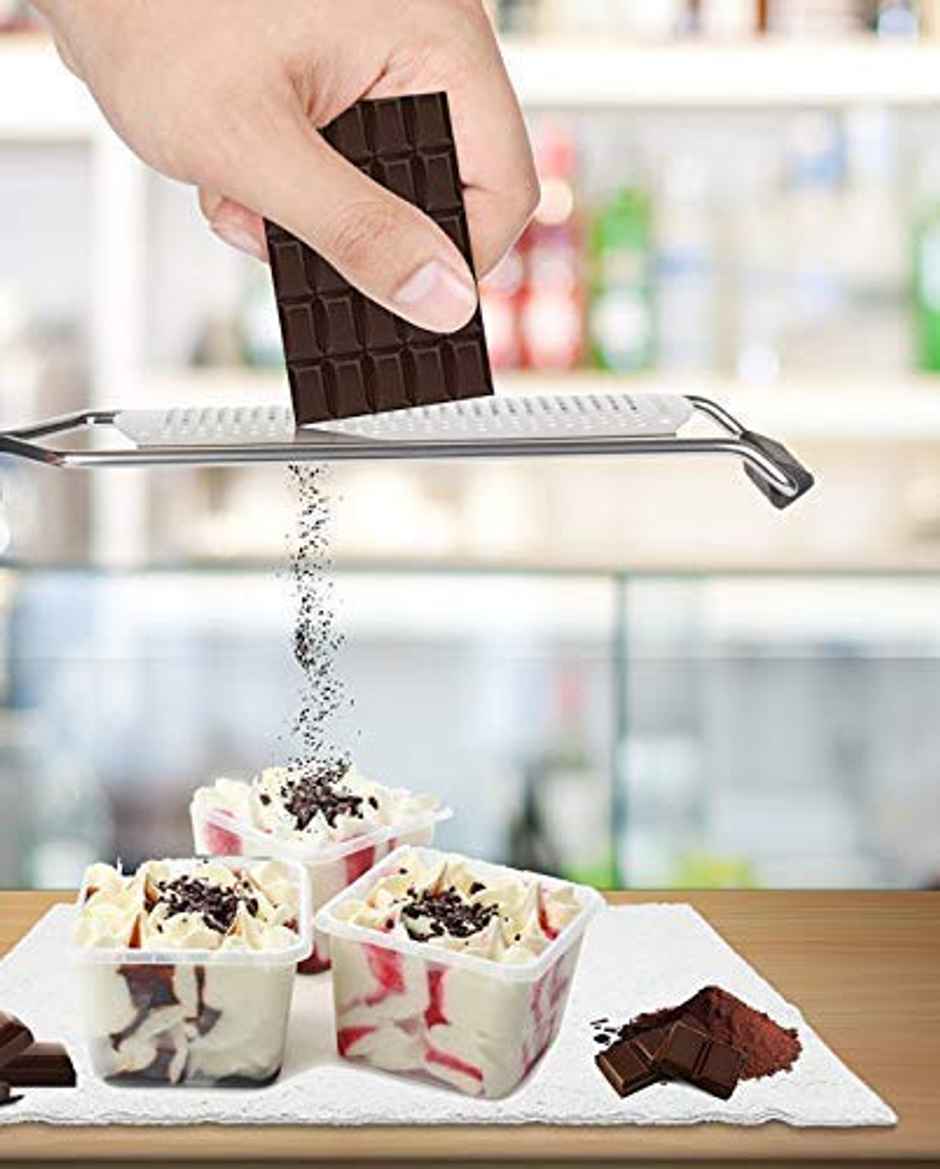 Crystal Stainless Steel Fine Grater, Multicolour