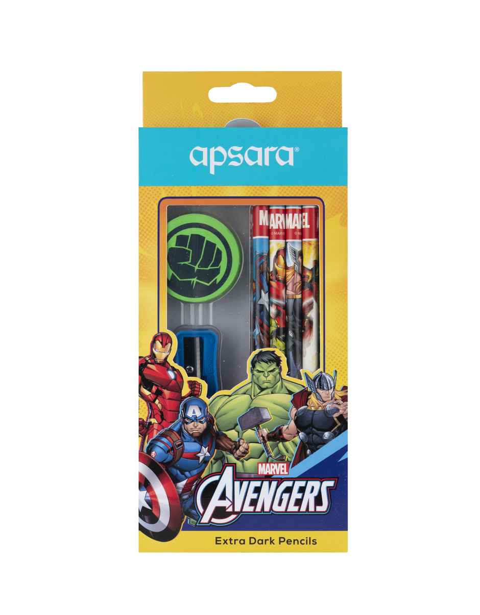 Apsara Marvel Avengers Extra dark pencil Pk-10