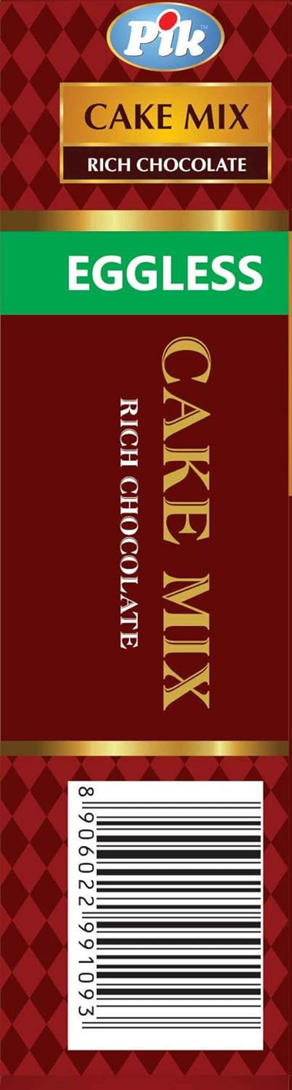 Pik Eggless Cake Mix - Rich Chocolate