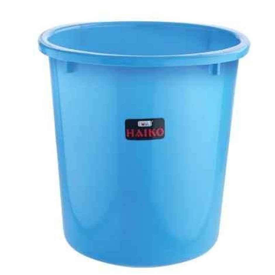 Soham Housewares Plastic Haiko Dustbin Open 7.5 L - Green And Blue (Colour May Vary)
