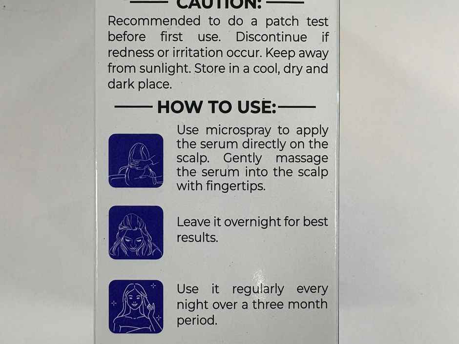 Streax Vitagrowth Hair Serum with 3% Redensyl, 4% Anagain, 3% Baicapil, Biotin & Caffeine