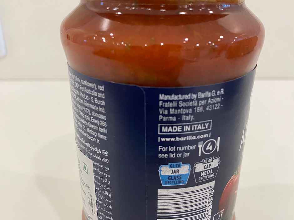 Barilla Arrabbiata Pasta And Pizza Sauce
