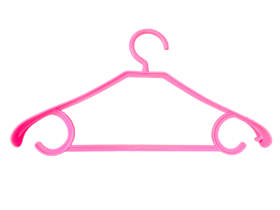 Sinco Premium COAT HANGER Heavy Duty - Pack of 3 pcs - Pink