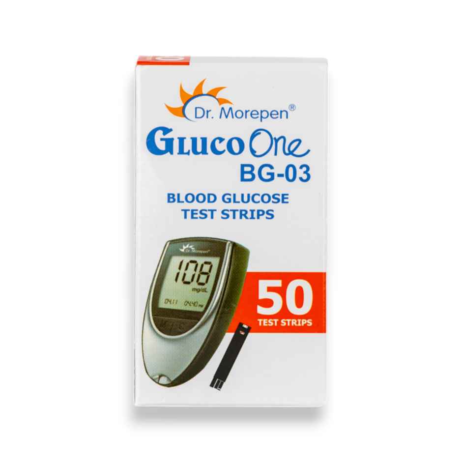 Dr Morepen Gluco One BG-03 Blood Glucose Test Strip