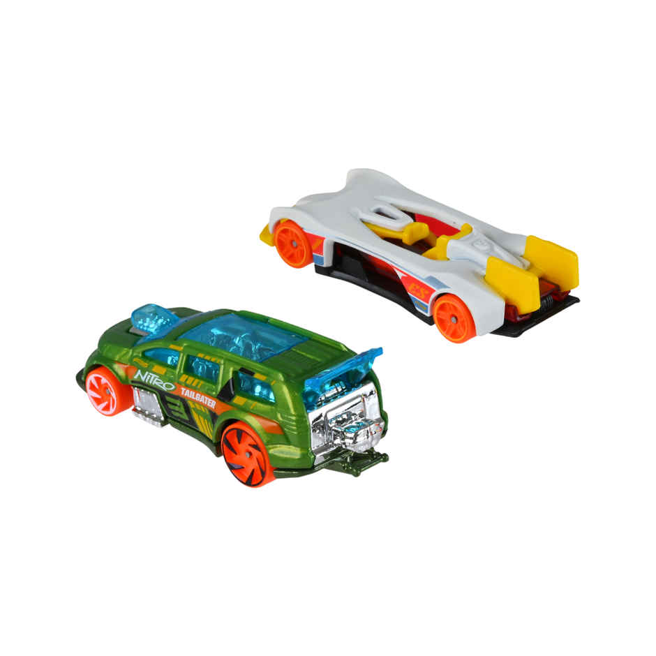 Hot Wheels 2-Car Pack of 1:64 Scale VehiclesTheme-HWC99