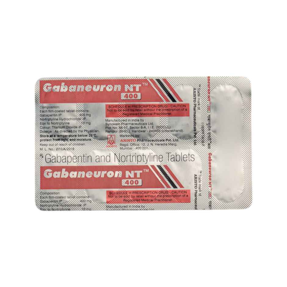 Gabaneuron NT 400 Tablet
