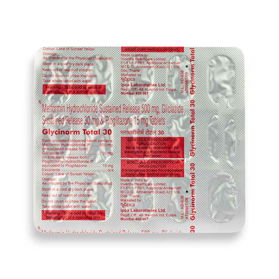 Glycinorm Total 30 Tablet SR