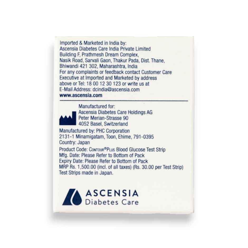 Contour Plus Blood Glucose Test Strip