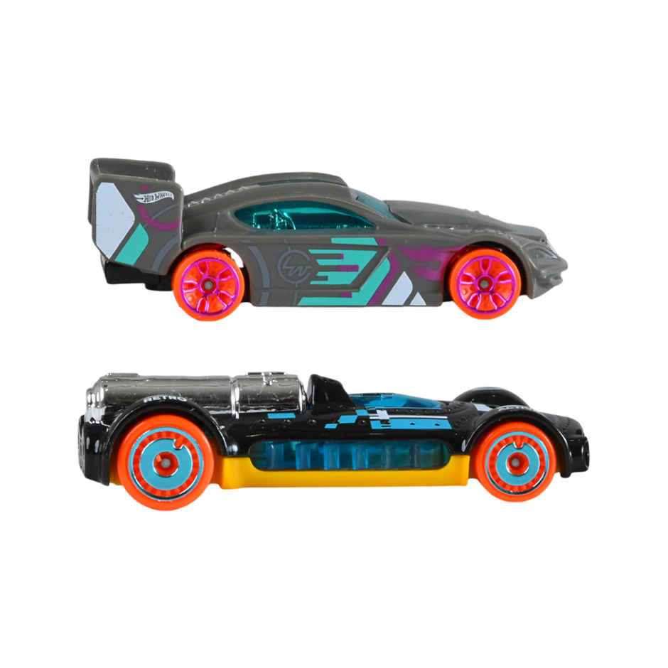 Hot Wheels 2-Car Pack of 1:64 Scale VehiclesTheme-JLG10