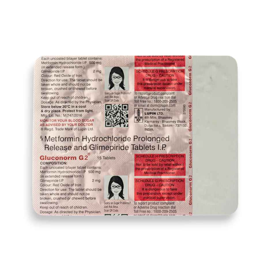 Gluconorm G2 Tablet PR