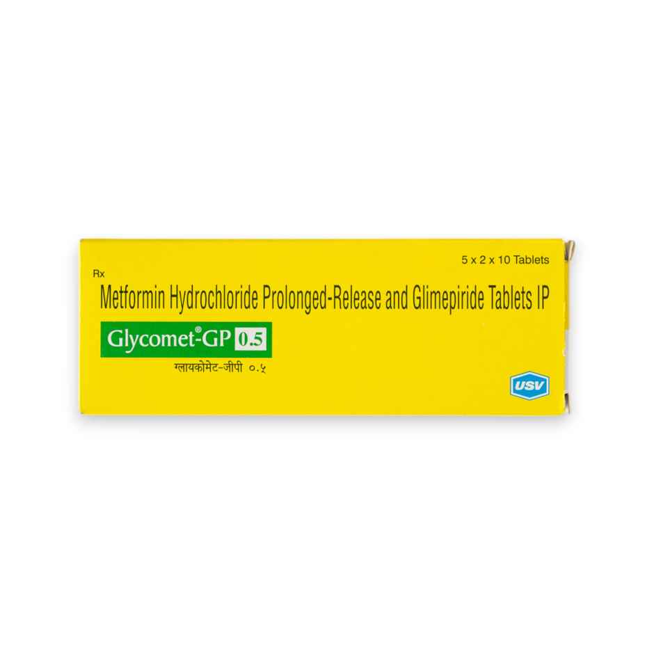 Glycomet-GP 0.5 Tablet PR