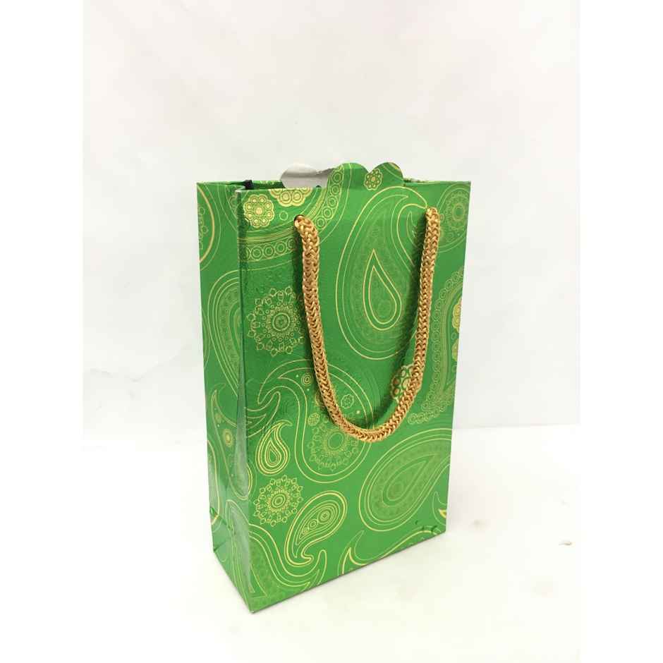 ABK Metallic Party Bag Single 7.5 x 4.5 x 2 Inches - Small Size (Colour May Vary)