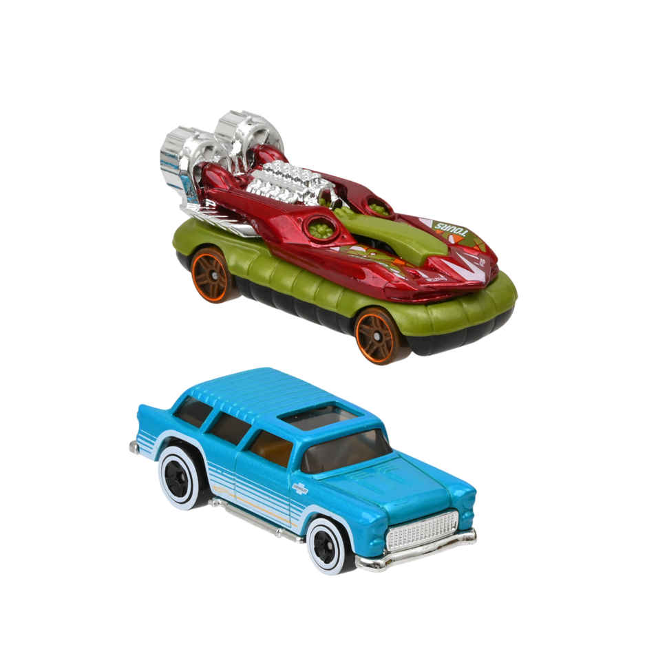 Hot Wheels 2-Car Pack of 1:64 Scale VehiclesTheme-JBJ98