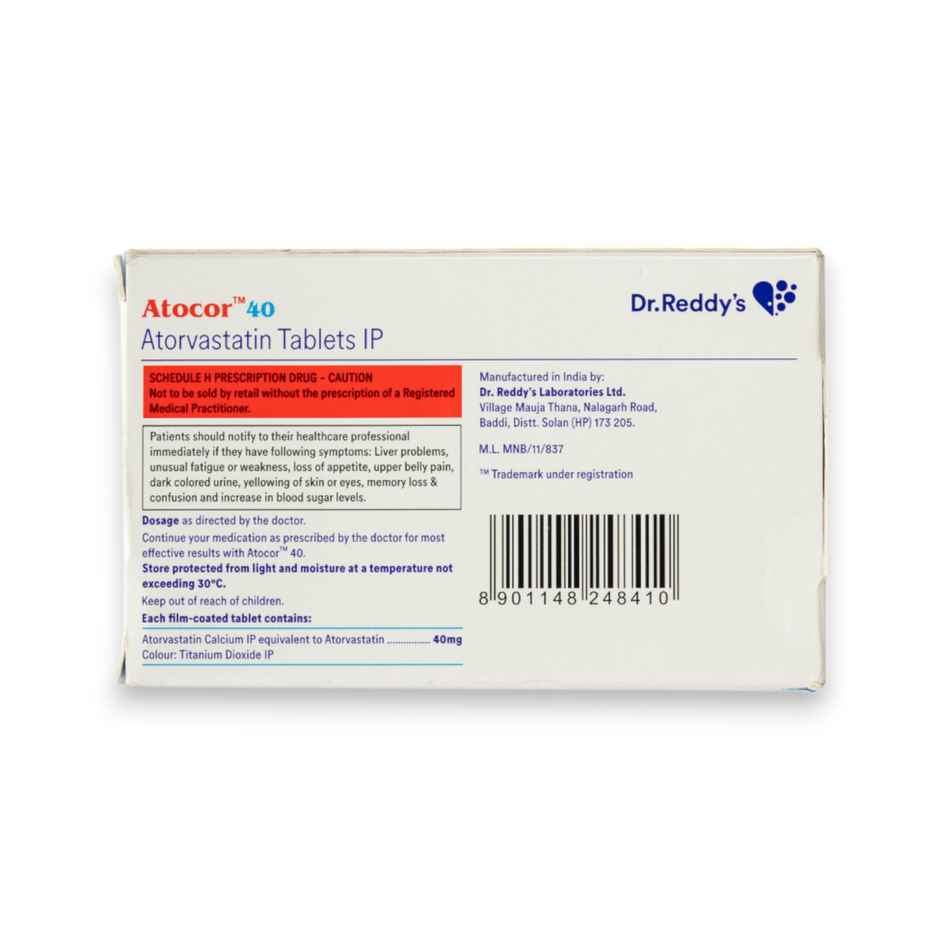 Atocor 40mg Tablet