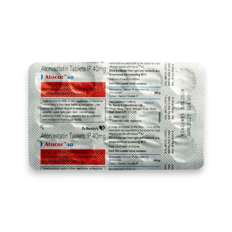 Atocor 40mg Tablet