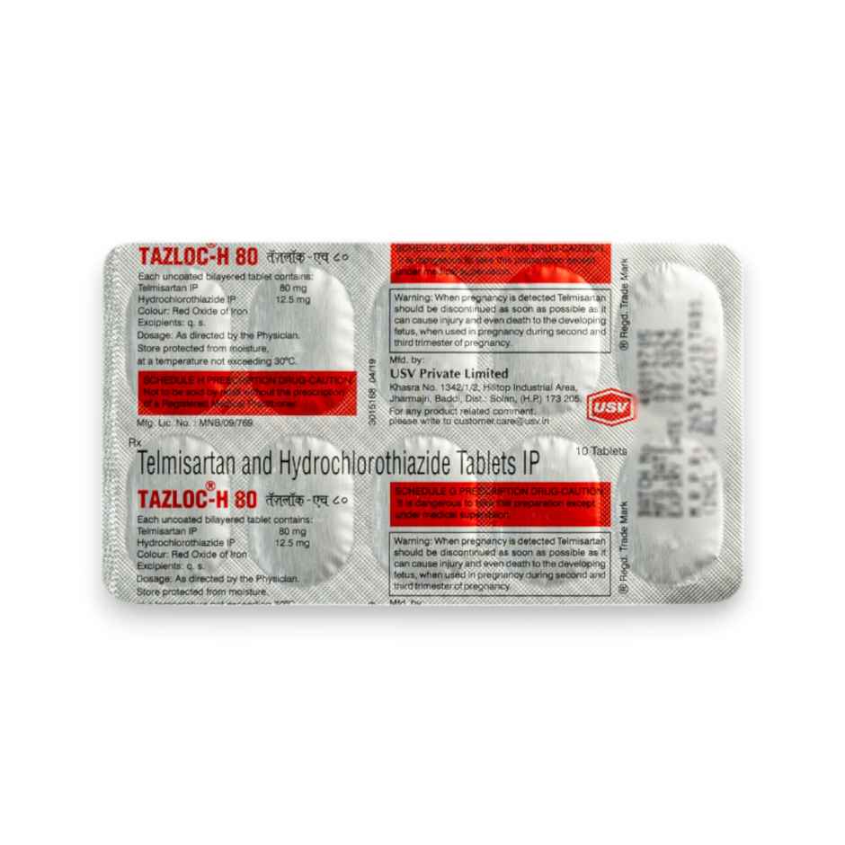 Tazloc-H 80 Tablet