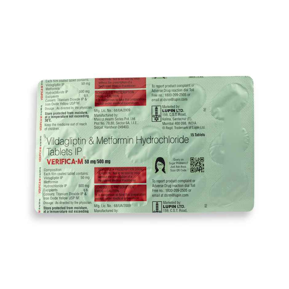 Verifica-M 50mg/500mg Tablet