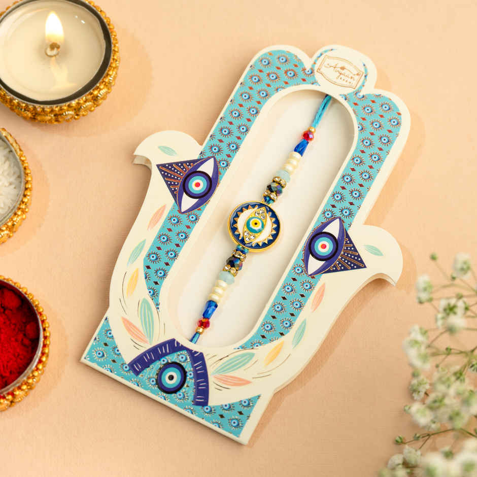 Rakhi for Brother | Evil Eye | Pack of 1 | Avyaan Rakhi