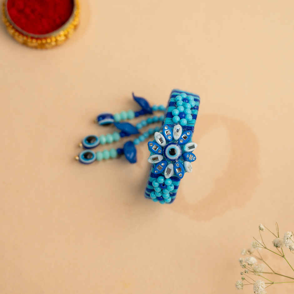 Lumba Rakhi for Bhabhi | Evil Eye | Pack of 1 | Avyaan Rakhi