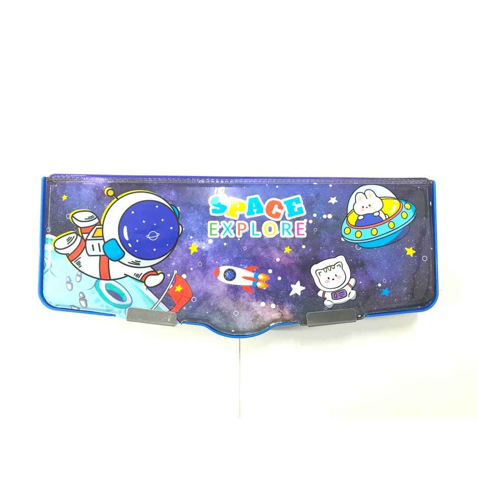 Chrome 7035 Magnetic Multifunctional Pencil Box For Kids (Design and Color May Vary)