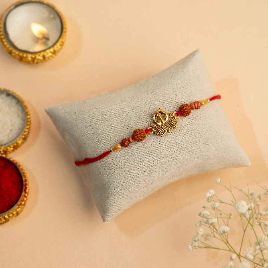 Rakhi for Brother | Trishul | Religious | Pack of 1 | Shree Rakhi