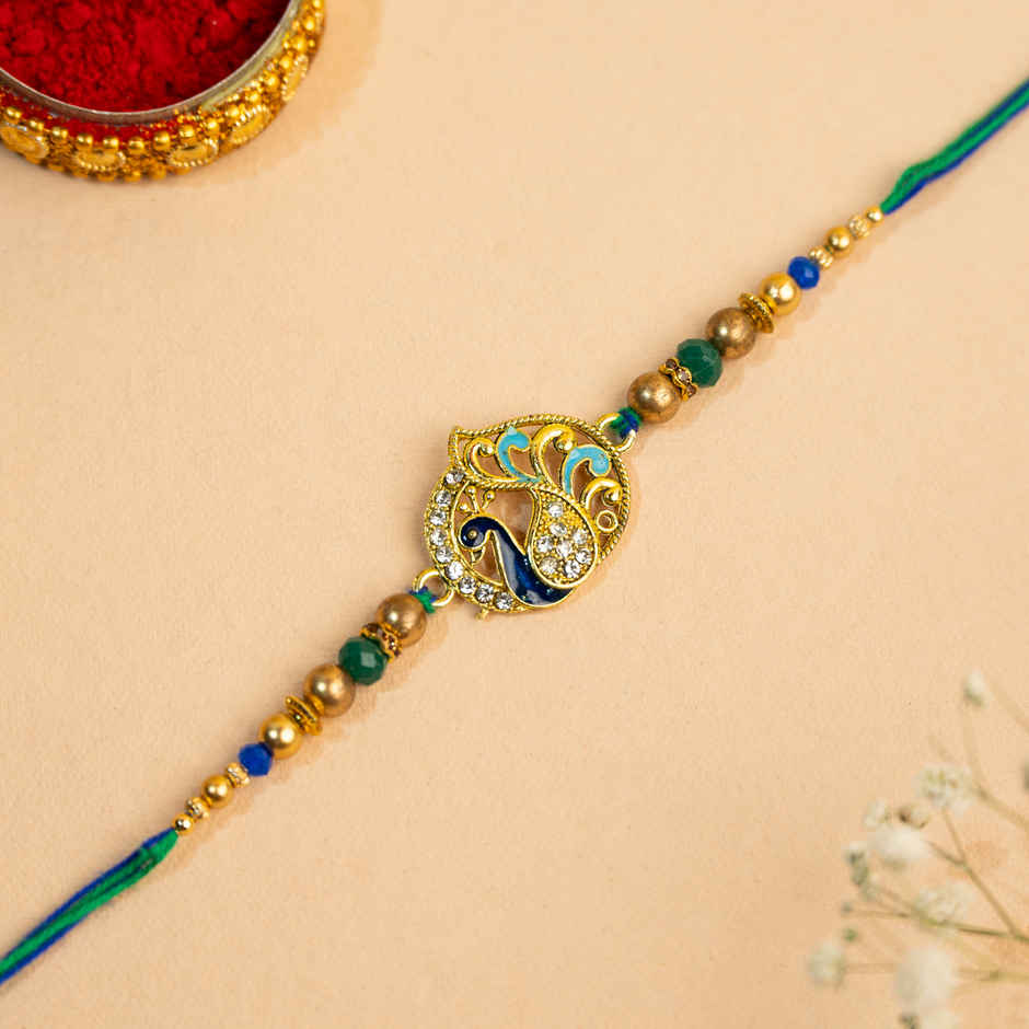 Rakhi for Brother | Peacock | Pack of 1 | Shree Rakhi