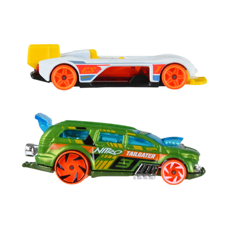 Hot Wheels 2-Car Pack of 1:64 Scale VehiclesTheme-HWC99