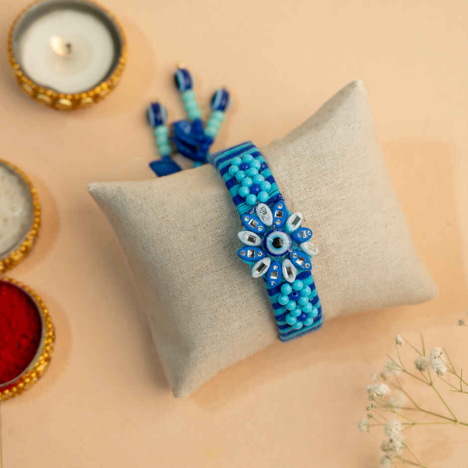 Lumba Rakhi for Bhabhi | Evil Eye | Pack of 1 | Avyaan Rakhi