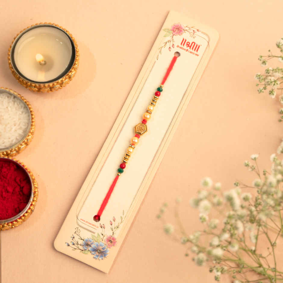Rakhi for Brother | Om | Religious | Pack of 1 | Shree Rakhi