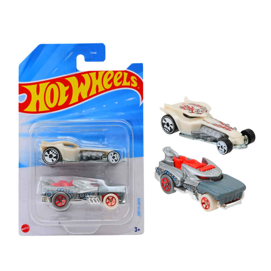 Hot Wheels 2-Car Pack of 1:64 Scale VehiclesTheme-JBK10