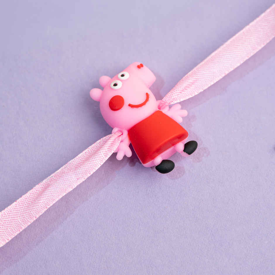 Kids Rakhi | Adorable Peppa Pig | Pack of 1 | Tomuncle