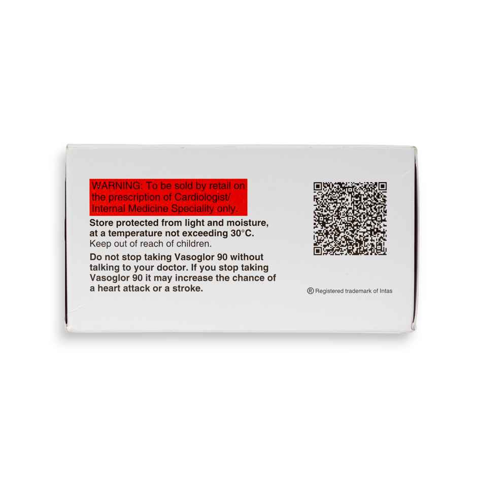 Vasoglor 90 Tablet