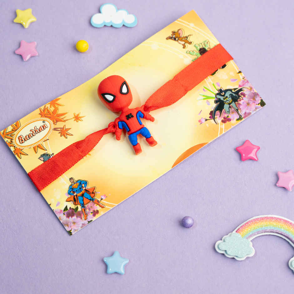 Cute Spider Man Playful Rakhi for Kids | Pack of 1 | Bandhan