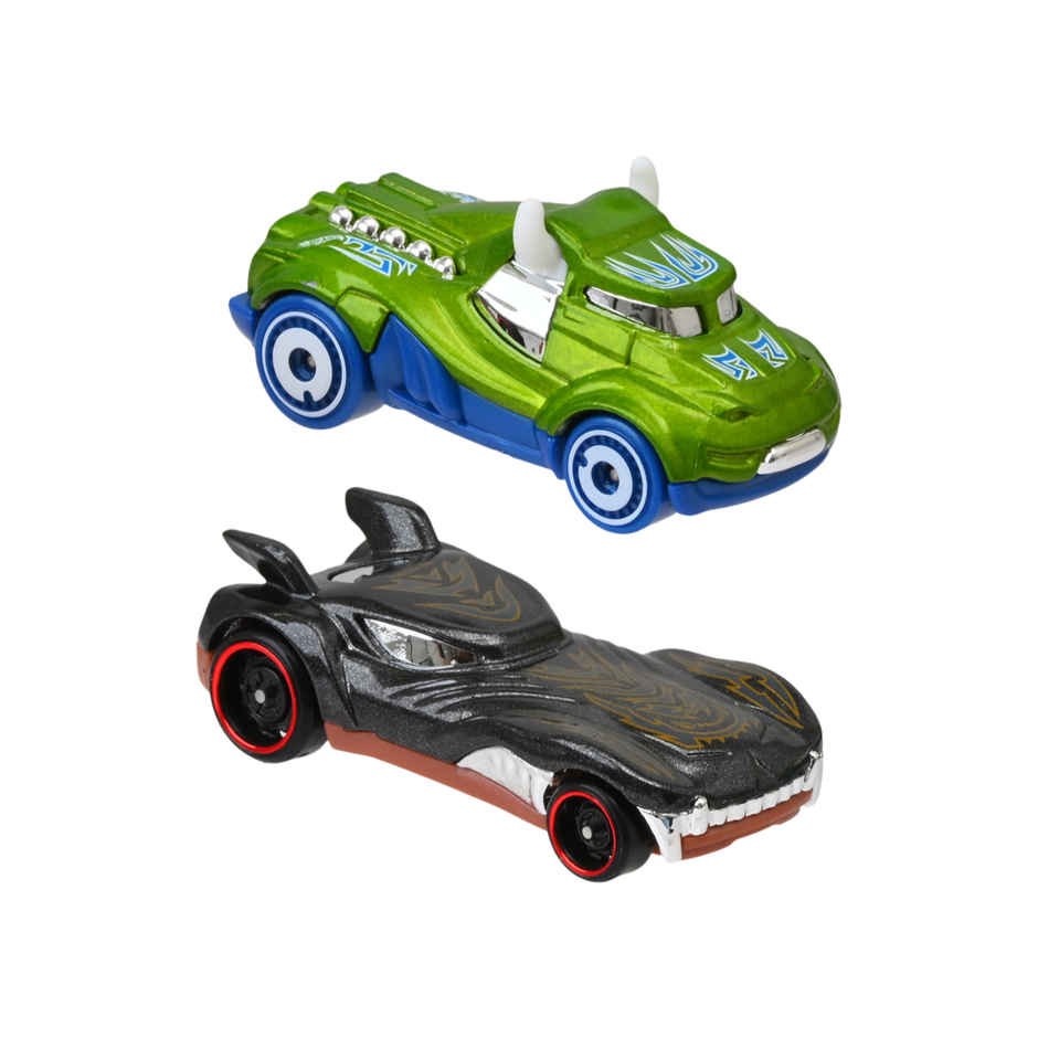 Hot Wheels 2-Car Pack of 1:64 Scale VehiclesTheme-HWD09