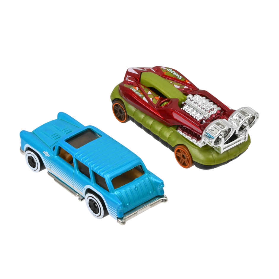 Hot Wheels 2-Car Pack of 1:64 Scale VehiclesTheme-JBJ98