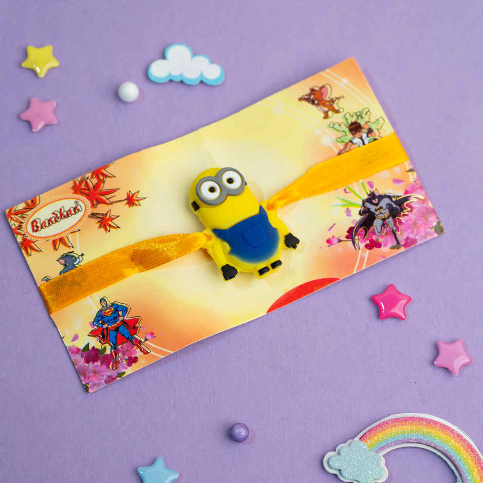 Kids Rakhi | Cute Minion Buddy | Pack of 1 | Tomuncle
