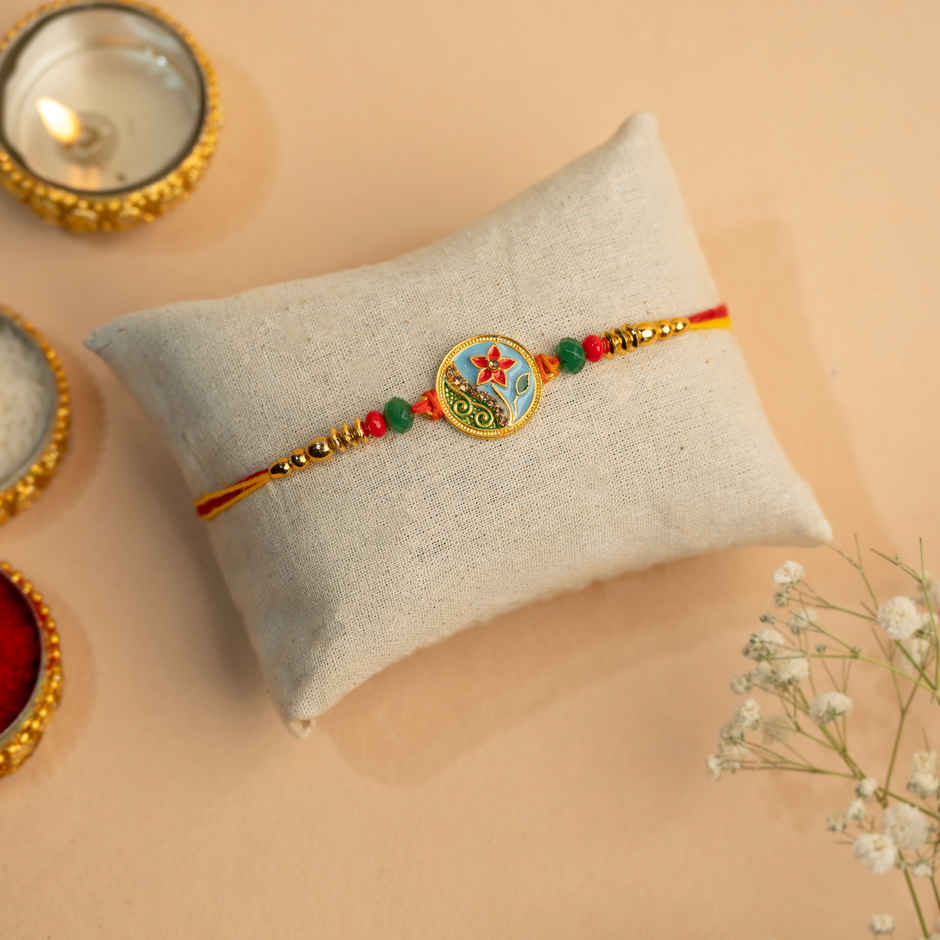 Rakhi for Brother | Blossom Floral | Pack of 1 | Tomuncle