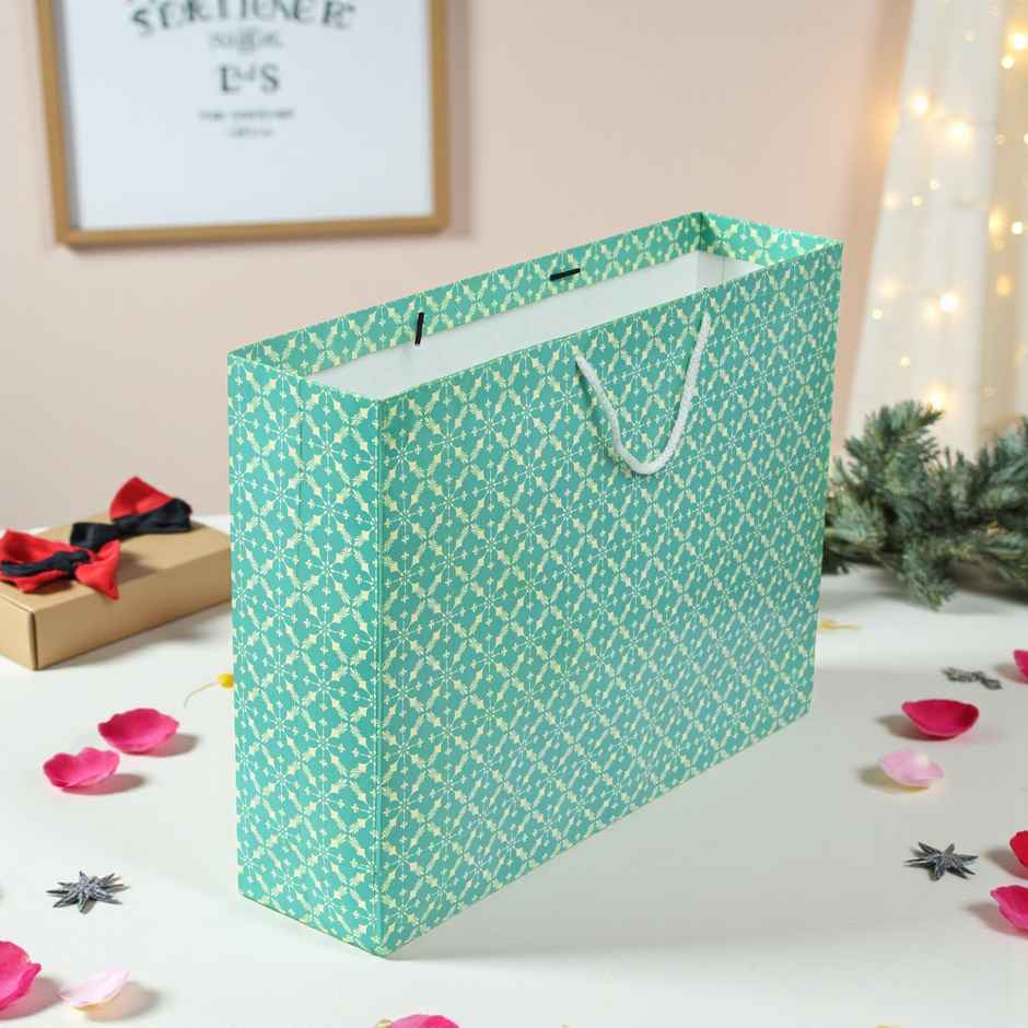 Green Cross Gift Bag | Mad Over Print