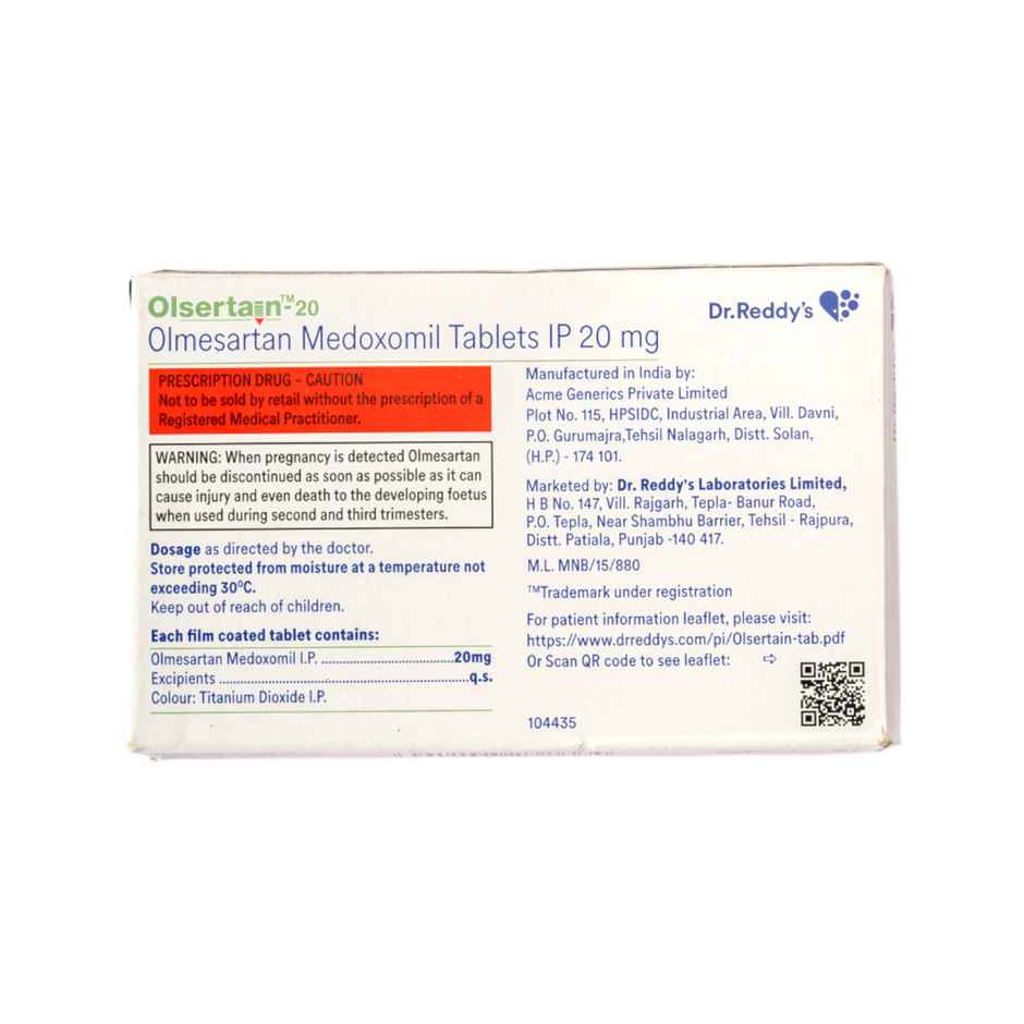 Olsertain-20 Tablet