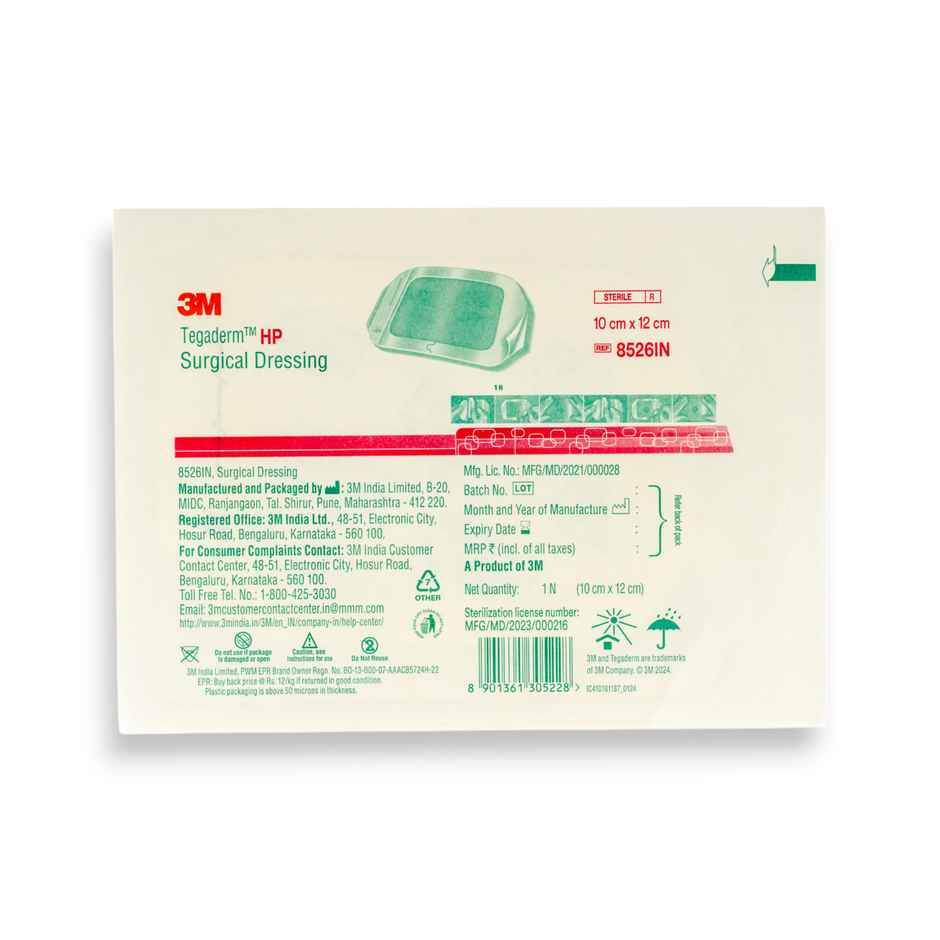3M Tegaderm HP 8526IN Surgical Dressing 10cm x 12cm 