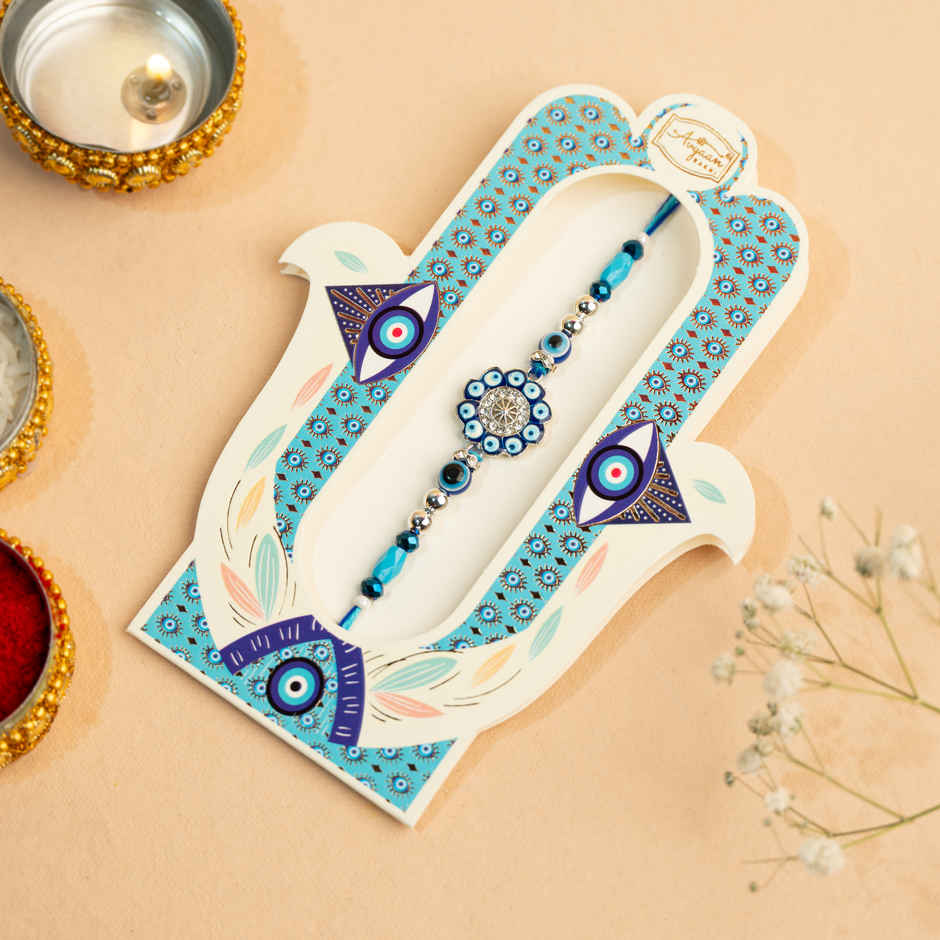 Rakhi for Brother | Evil Eye | Pack of 1 | Avyaan Rakhi