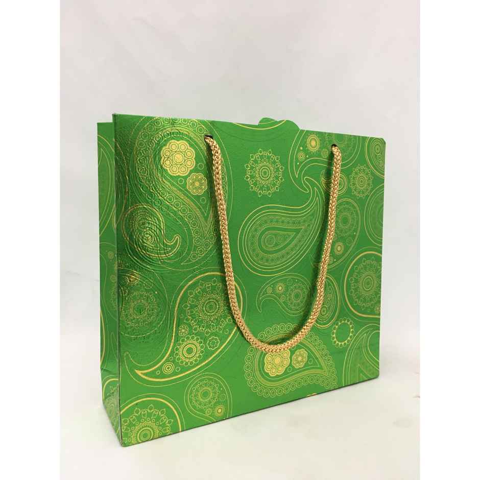 ABK Metallic Party Bag Single Gift Bag | 7.5 x 7 x 2 Inches | Med Size | Colour May Vary