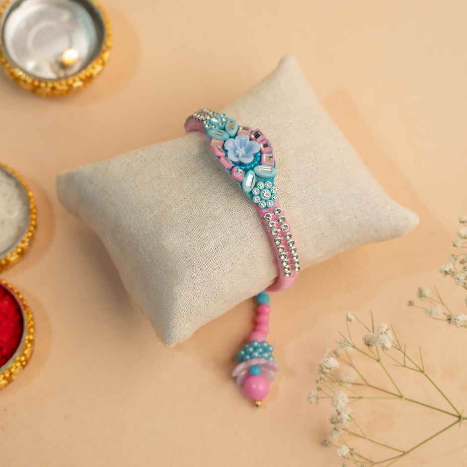 Lumba Rakhi for Bhabhi | Studded | Pack of 1 | Avyaan Rakhi