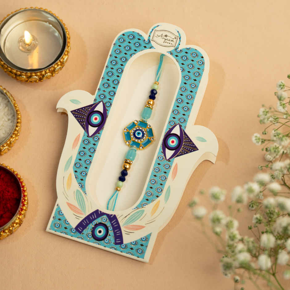 Rakhi for Brother | Evil Eye | Pack of 1 | Avyaan Rakhi