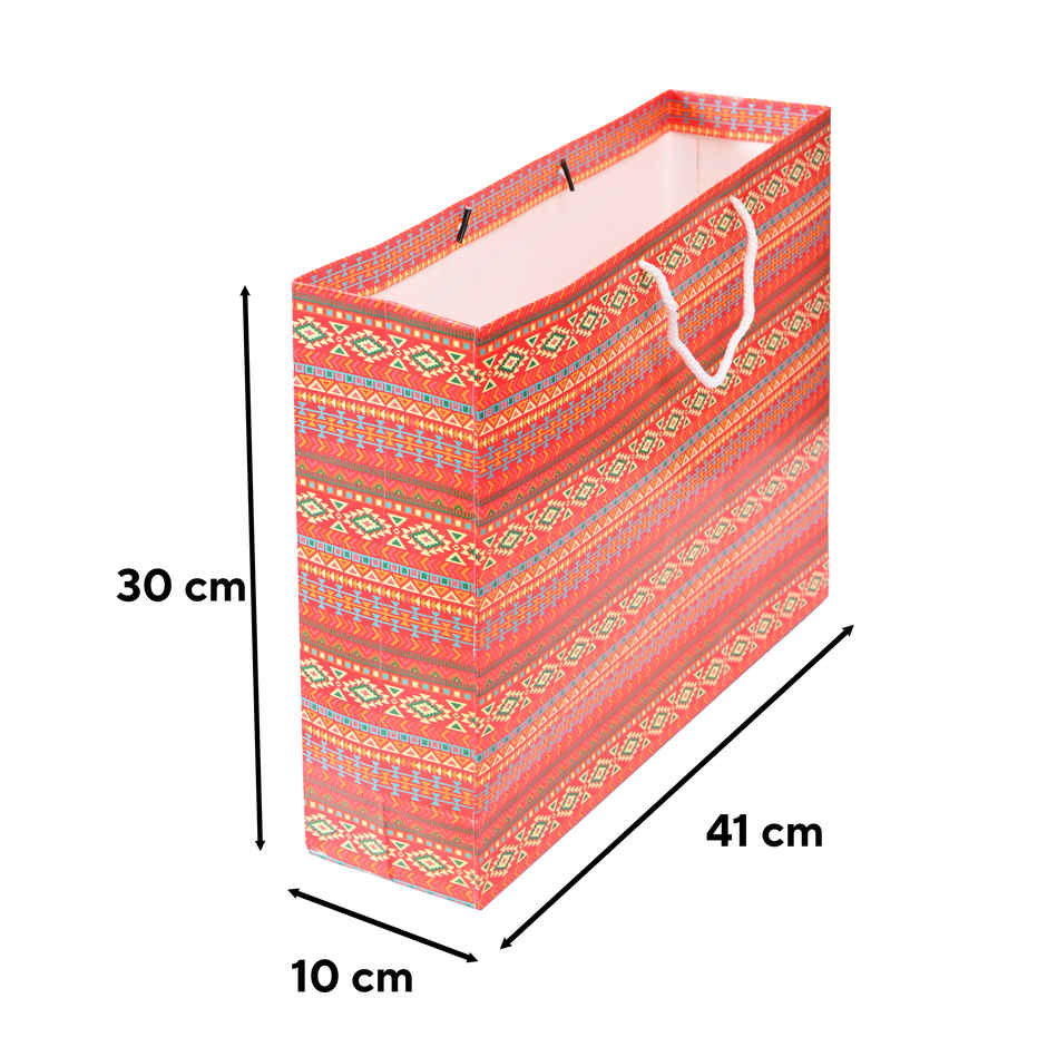 Orange Green Gift Bag | Mad Over Print